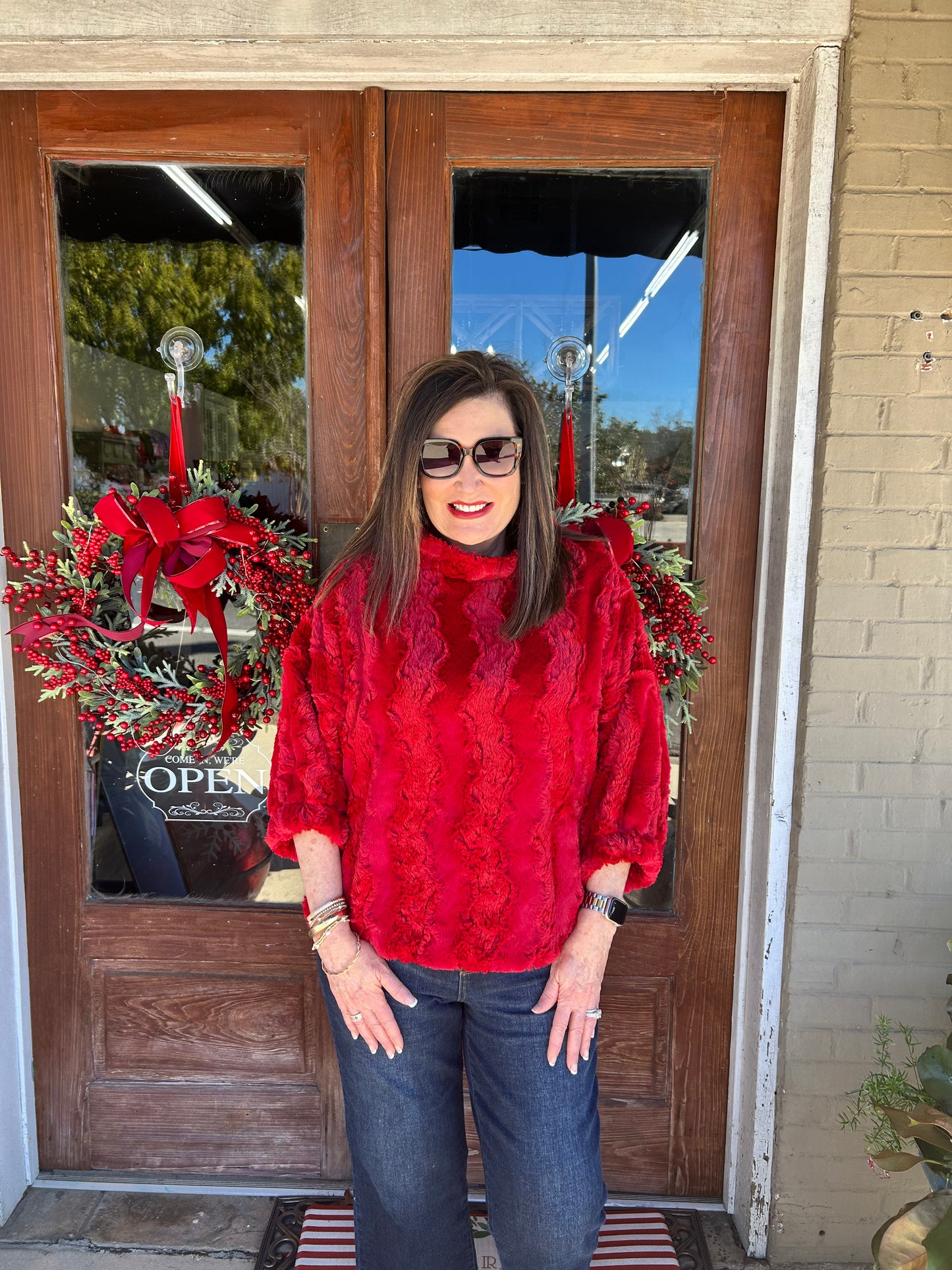 Ivy Jane Faux Fur Popover 2 Colors