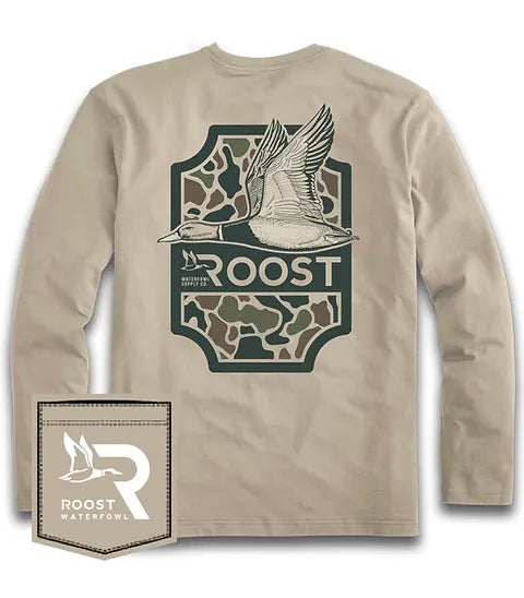 Roost Camo Shield Long Sleeve Tee