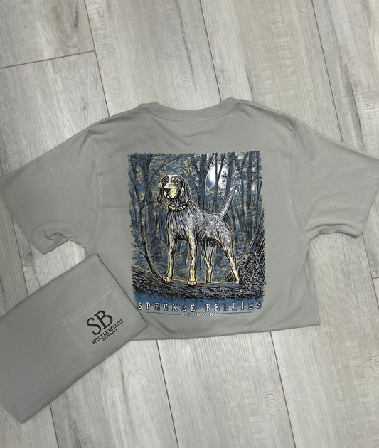 Coon Dog Speckle Bellies Pocket Tee