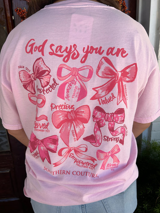 Who God Says You Are Tee