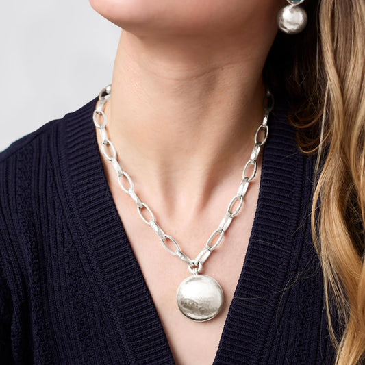 Silver Solara Necklace