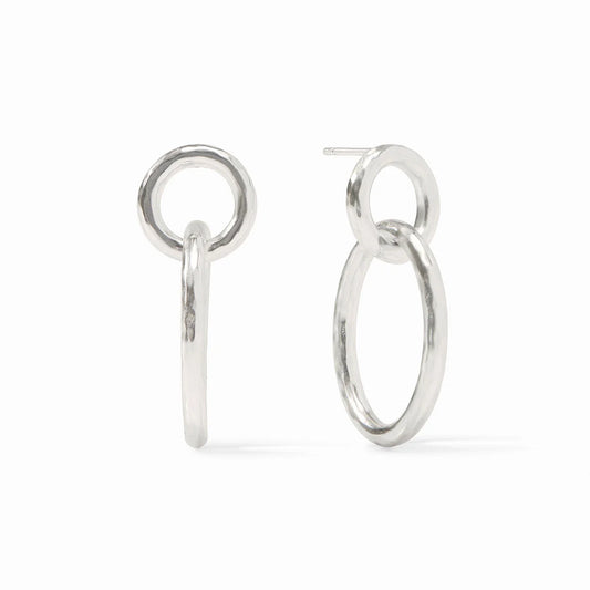 Silver Catalina Link Earrings