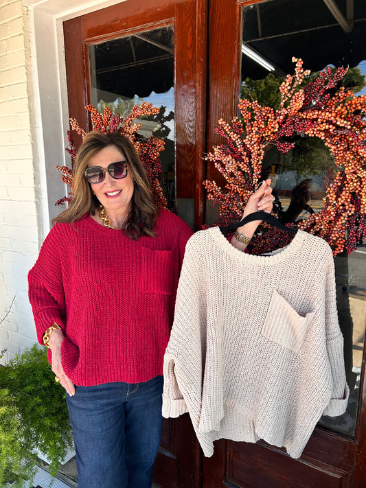 Before You One Size Sweater- 2 Colors